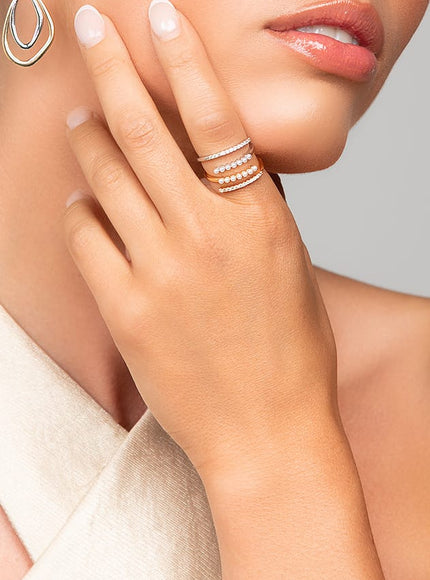 Tai Pearl & Crystal Ring
