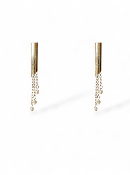 Tracy Mod Pearl Drop Earrings