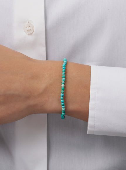 Zoe Lev Turquoise Bead Bracelet