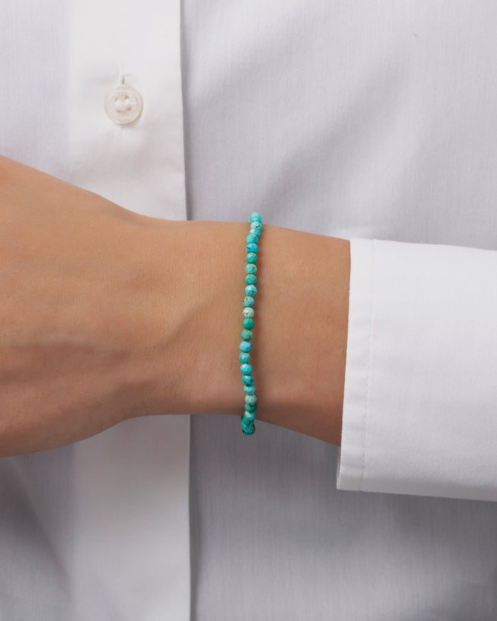 Zoe Lev Turquoise Bead Bracelet
