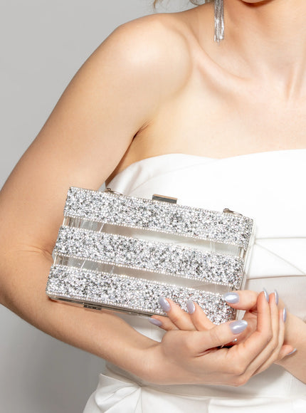 Ariel Taub Ultra Crystal Clutch