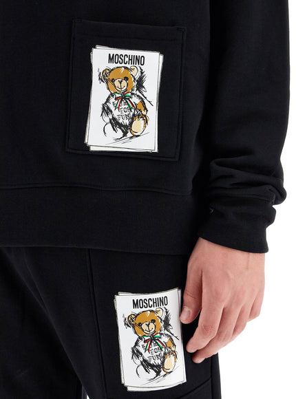 Moschino hooded teddy bear sweatshirt