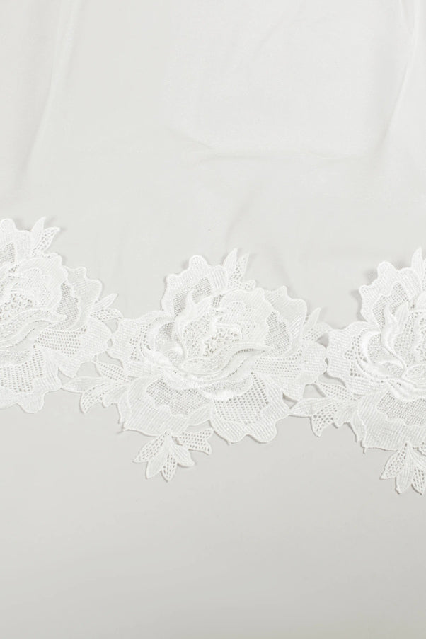 Ariel Taub Valentina Rose Lace Veil