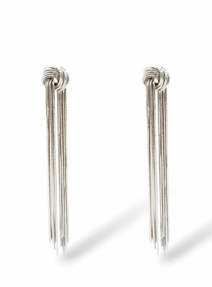 Valerie Fringe Knot Earrings