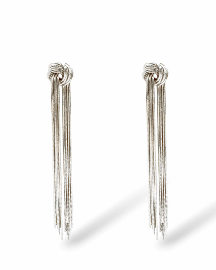 Valerie Fringe Knot Earrings