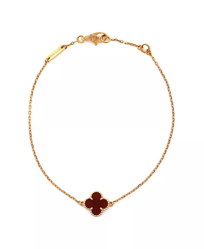 Van Cleef & Arpels Sweet Alhambra Bracelet 18K Rose Gold