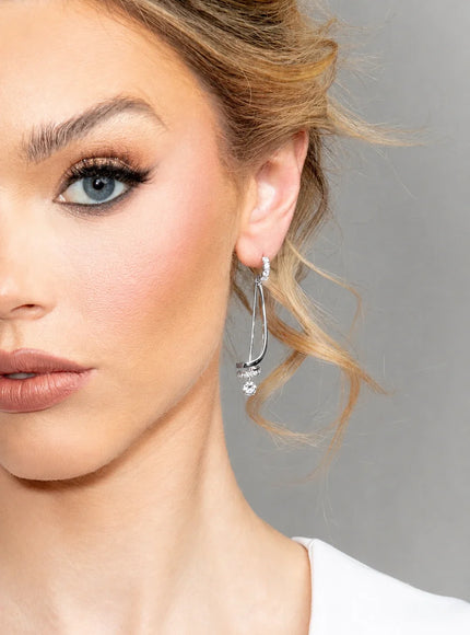 Vanessa Cubic Zirconia Drop Earrings