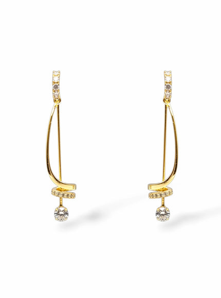 Vanessa Cubic Zirconia Drop Earrings