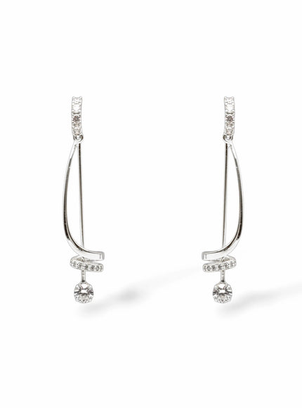 Vanessa Cubic Zirconia Drop Earrings