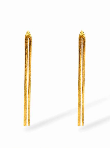 Vicky Sleek Metal Earrings