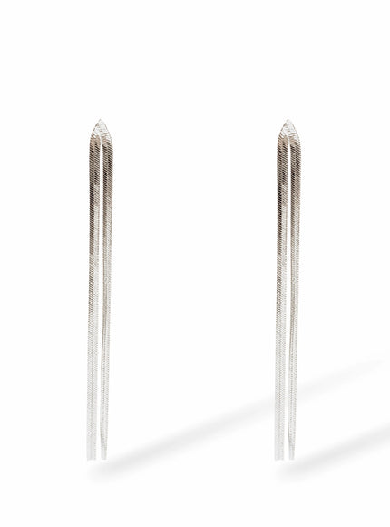 Vicky Sleek Metal Earrings