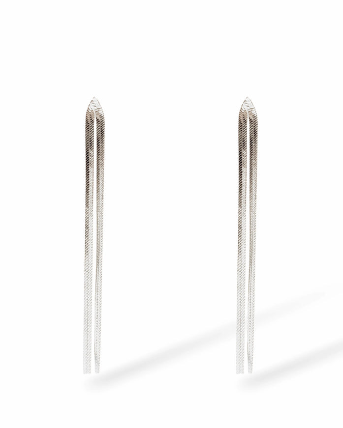 Vicky Sleek Metal Earrings