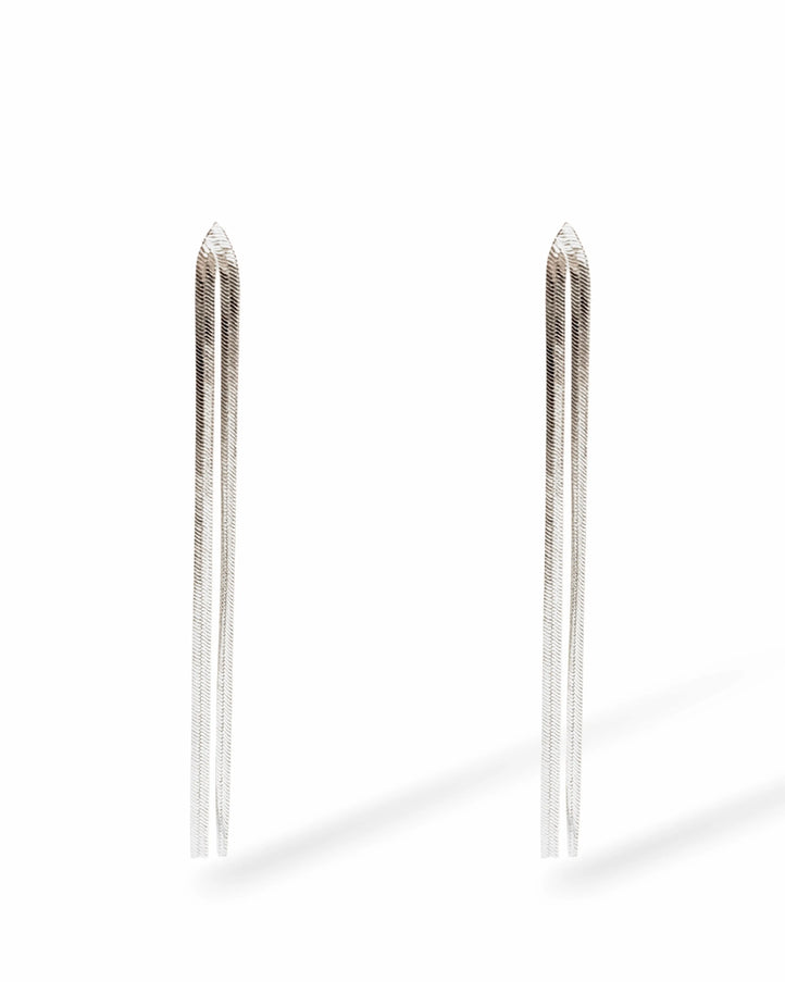 Vicky Sleek Metal Earrings