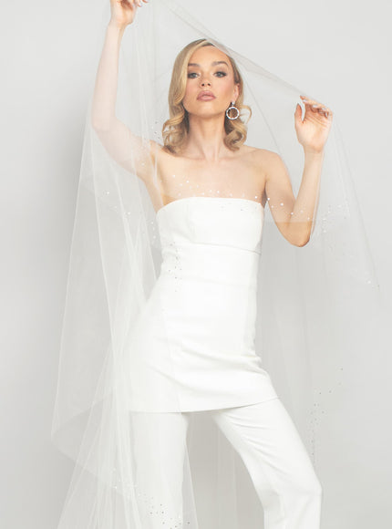 Viola Crystal Cathedral Veil