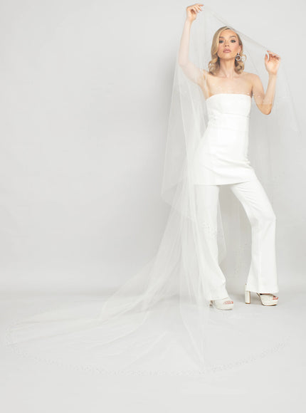 Viola Crystal Cathedral Veil