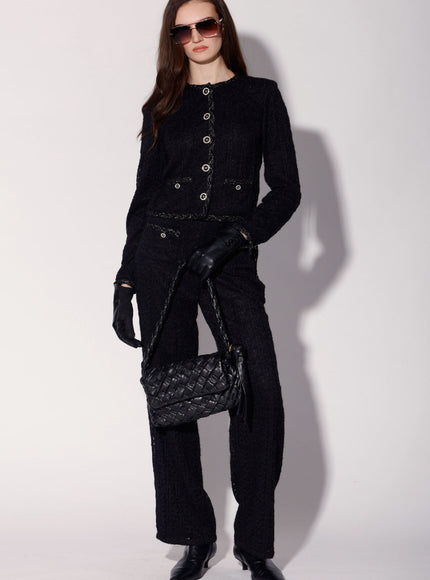 Walter Baker Paxton Pant Black Ivy Lace
