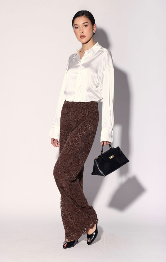 Walter Baker Laurel Pant Chocolate Lace