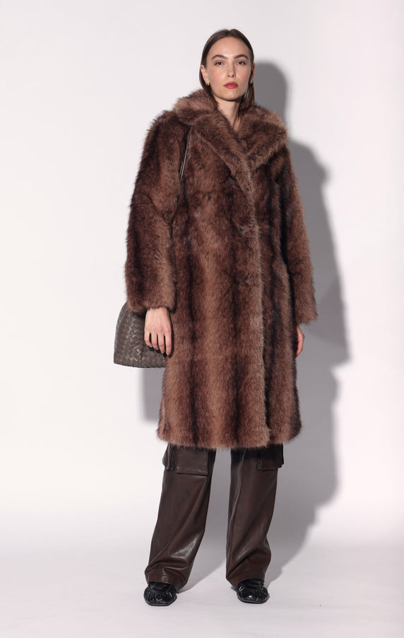 Walter Baker Pacey Coat Brunette