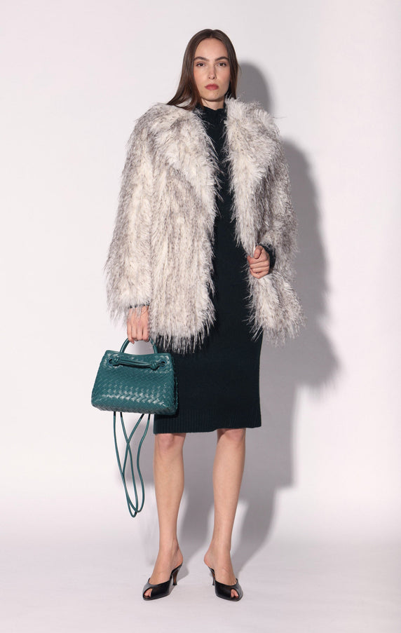 Walter Baker Marissa Coat Off White Grey