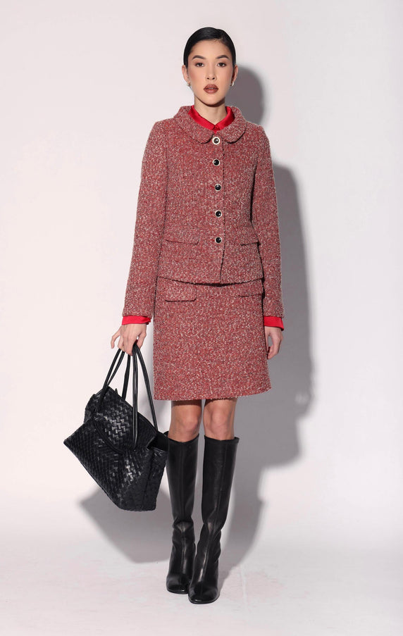Walter Baker Connie Jacket Poppy Tweed