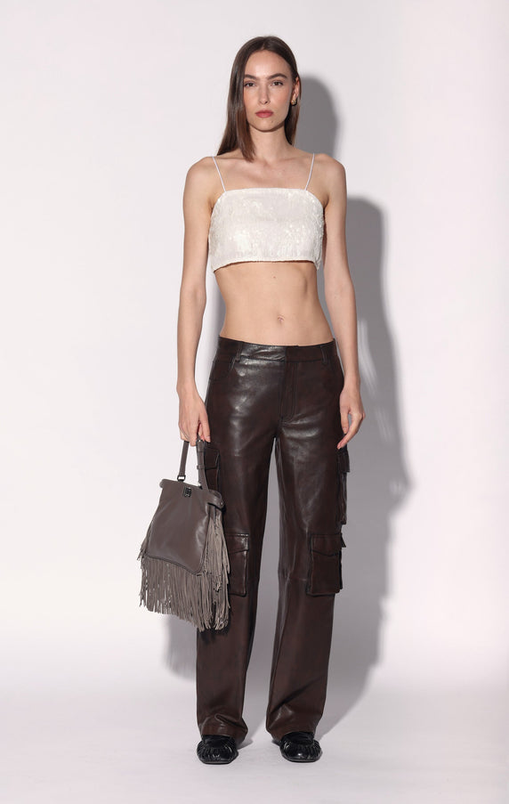 Walter Baker Audrine Top Vanilla Cloud Sequin