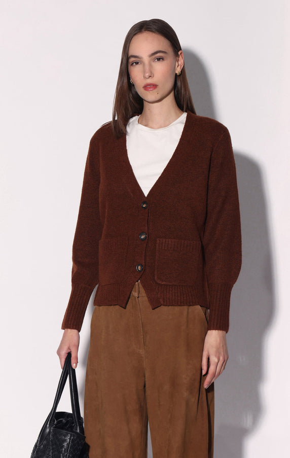 Walter Baker Aretha Cardigan Brown