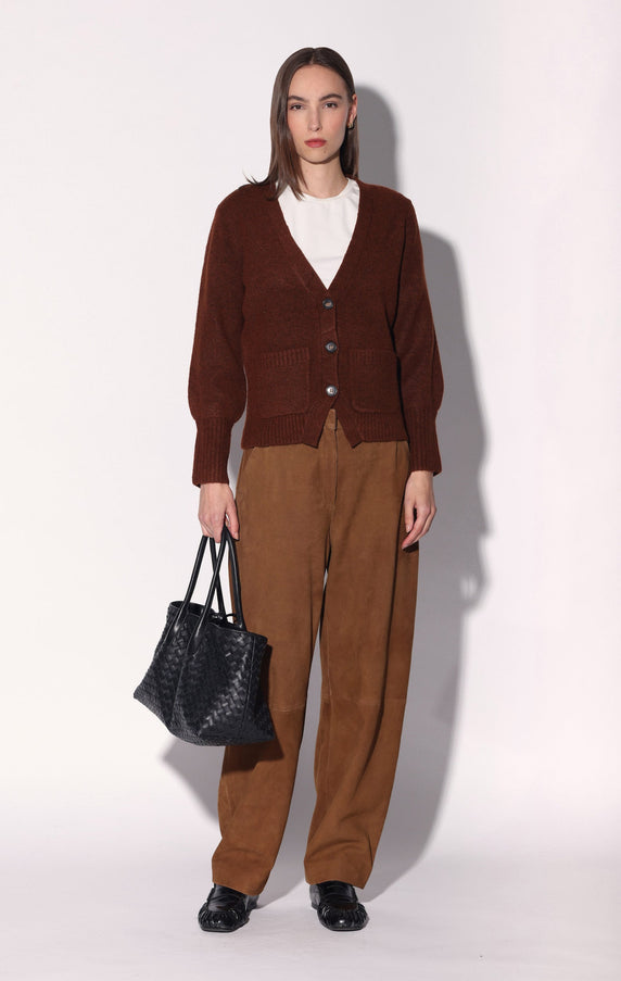 Walter Baker Aretha Cardigan Brown