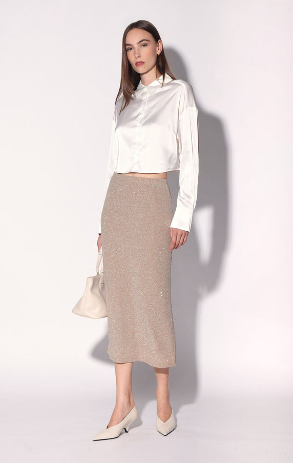 Walter Baker Gianna Skirt Champagne