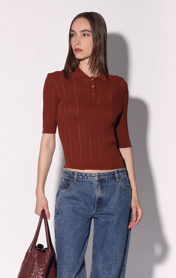 Walter Baker Preston Top Terracotta