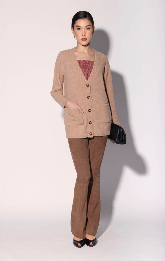 Walter Baker Alma Cardigan Tan