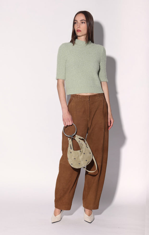Walter Baker Miller Mini Hobo Ginger Root Suede