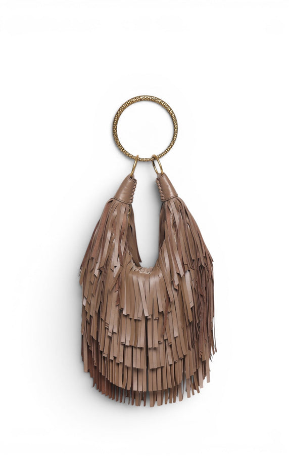 Walter Baker Freya Fringe Mini Hobo Cedar