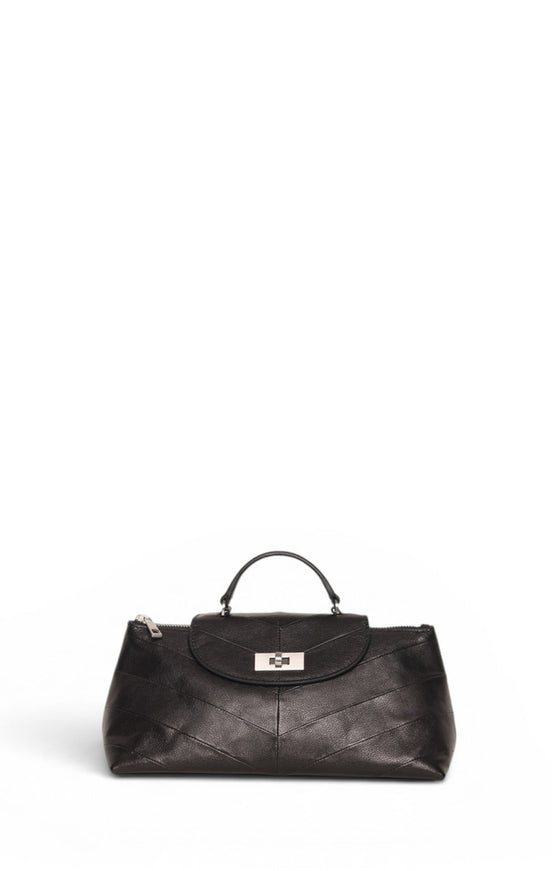 Walter Baker Patti Top Handle Black Patchwork