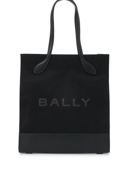 Bally n/s nylon and leather tote bag