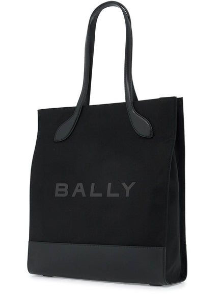 Bally n/s nylon and leather tote bag