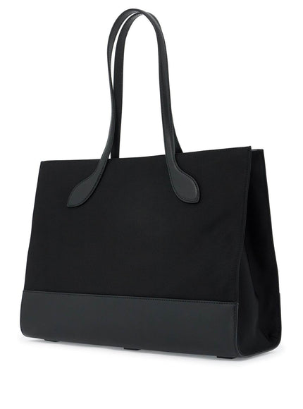 Bally east/west nylon and leather tote bag