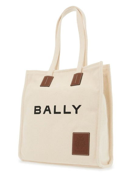 Bally akelei canvas tote bag with