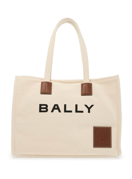 Bally east/west akelei canvas tote