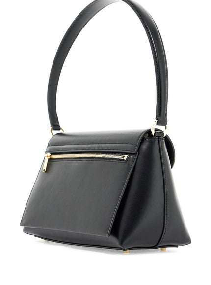 Bally Ollam Leather Shoulder Bag in Black Leather