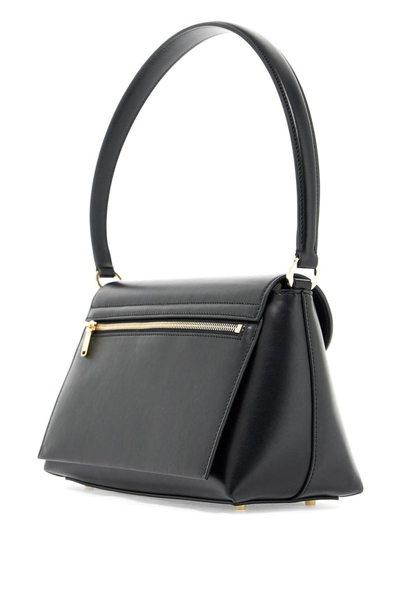 Bally Ollam Leather Shoulder Bag in Black Leather