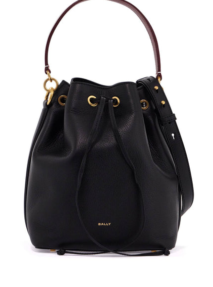 Bally bucket bag with drawstring closure