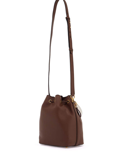 Bally bucket bag with drawstring closure