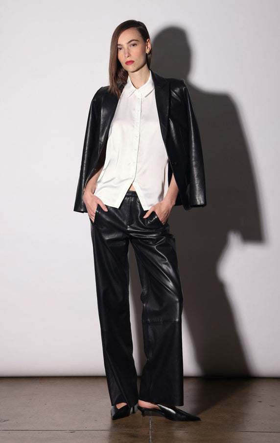 Walter Baker Landen Pant Black Leather
