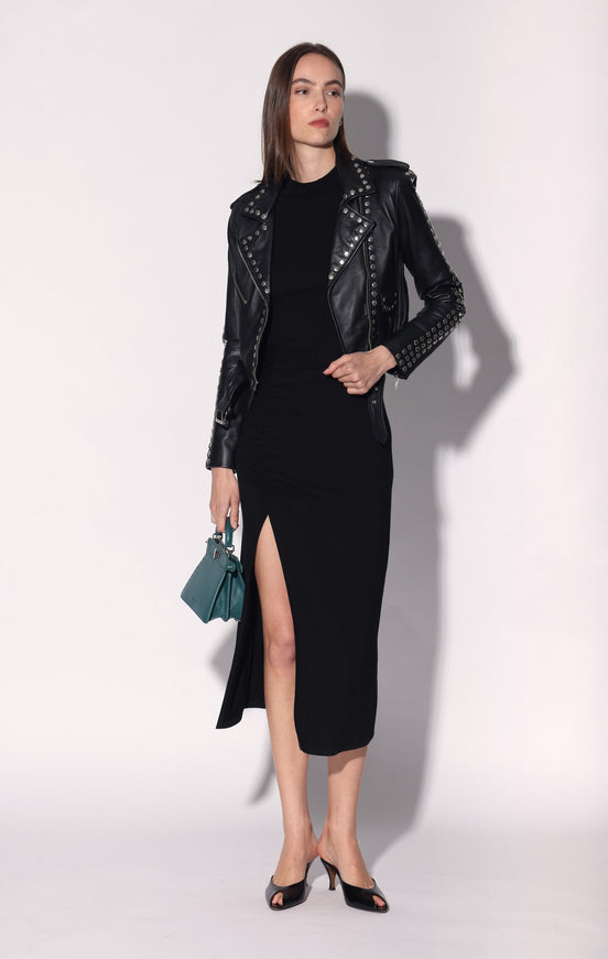 Walter Baker Avery Studded Jacket Black Leather