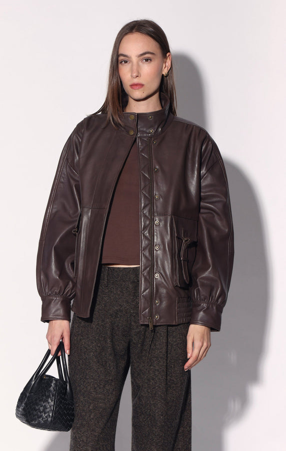 Walter Baker Hadlee Jacket Brown Leather