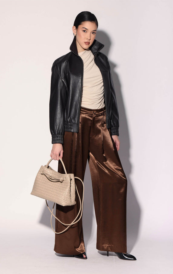 Walter Baker Murphy Jacket Dark Chocolate Leather