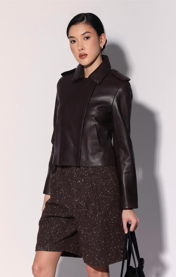 Walter Baker Trevor Jacket Mocha Leather