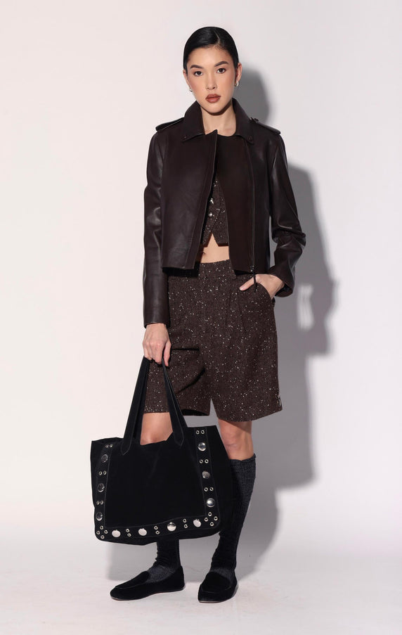 Walter Baker Trevor Jacket Mocha Leather