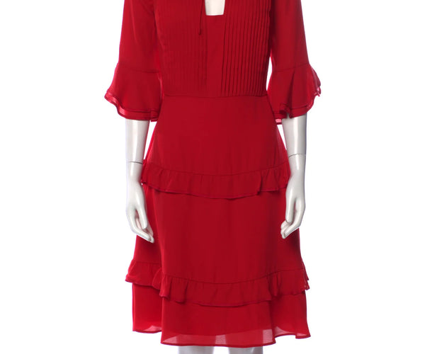 Mikael Aghal Tie Neck Dress, US 12