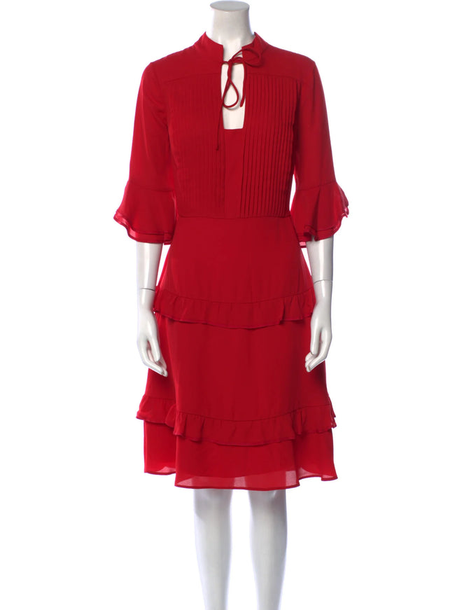 Mikael Aghal Tie Neck Dress